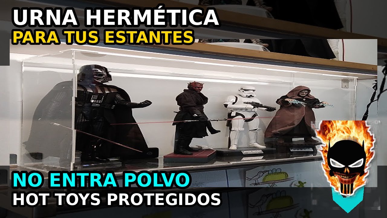 Protege las Hot toys de tus estantes. Urnas de metacrilato de Rotula tu mismo