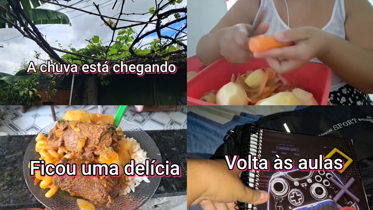 Olha só o que eu fiz hoje para o almoço....