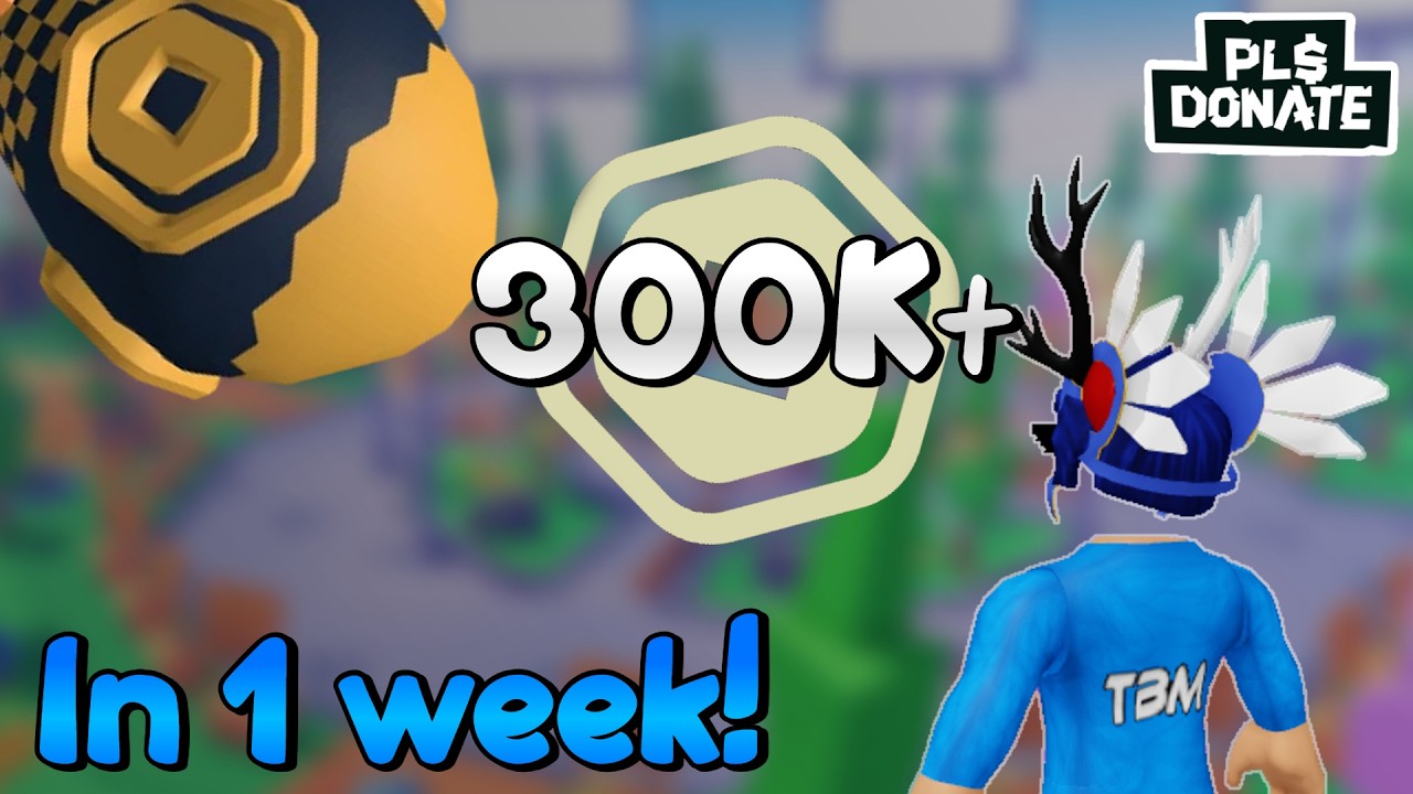 How I got over 300K Robux in 1 week!