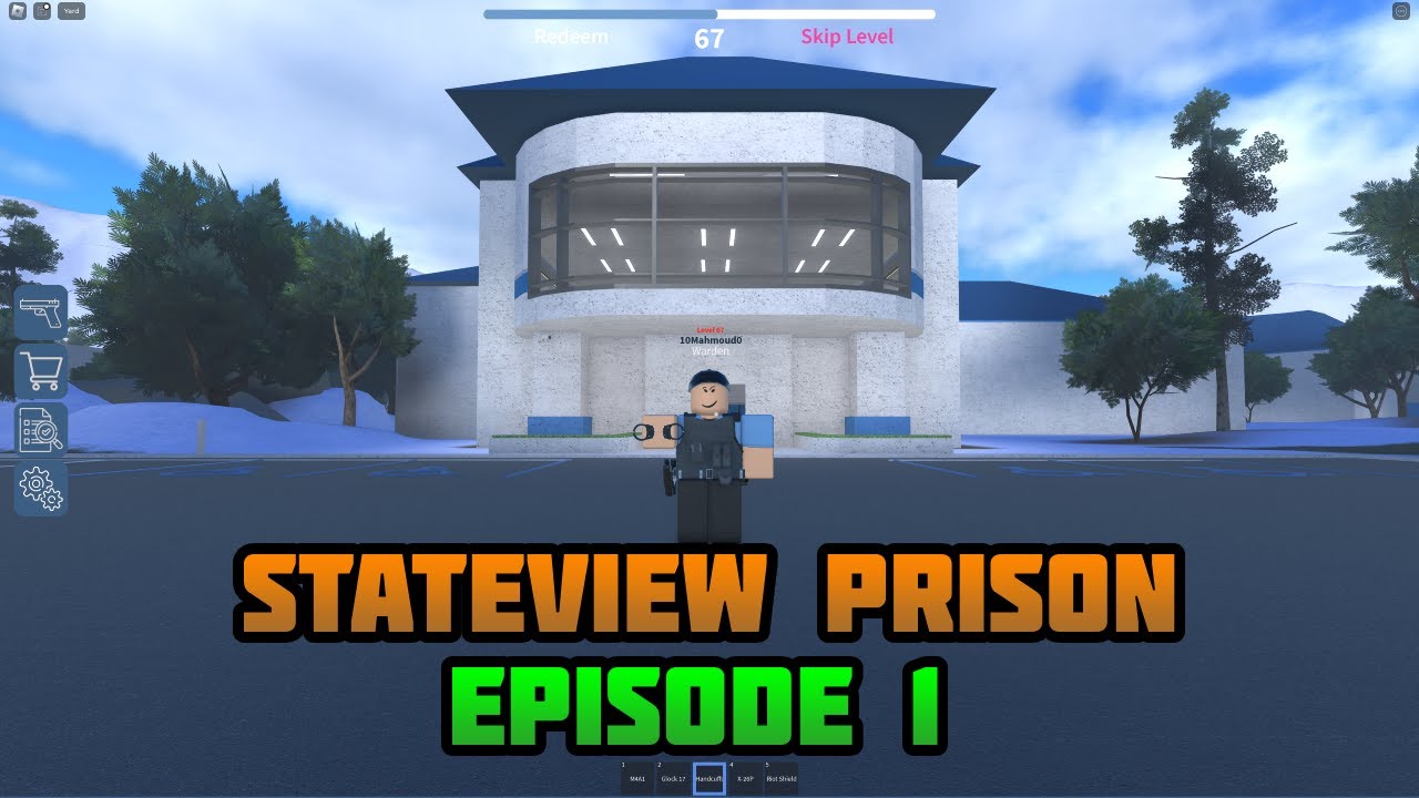 Playing as a officer in Roblox Stateview Prison! [EPISODE 1]