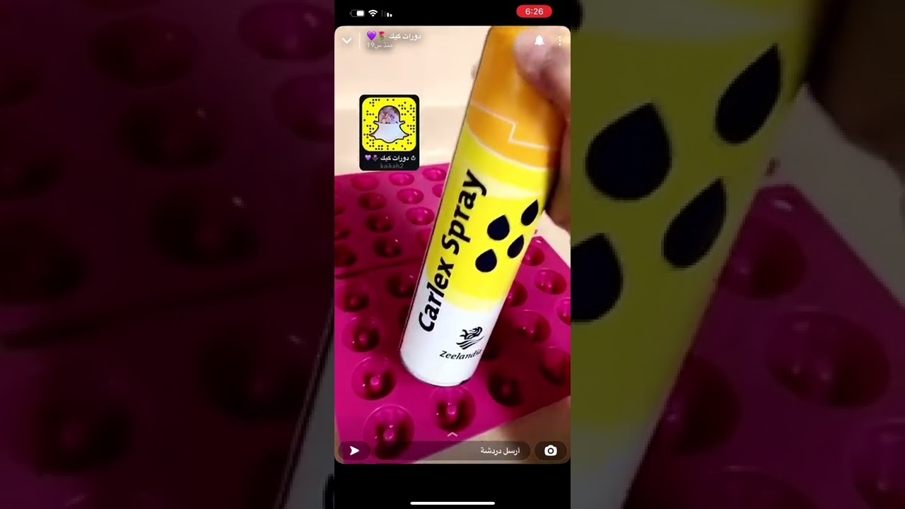دورة كيكات الميني كيكة الرد فيلفت سناب نورا كيك:  kaikah2