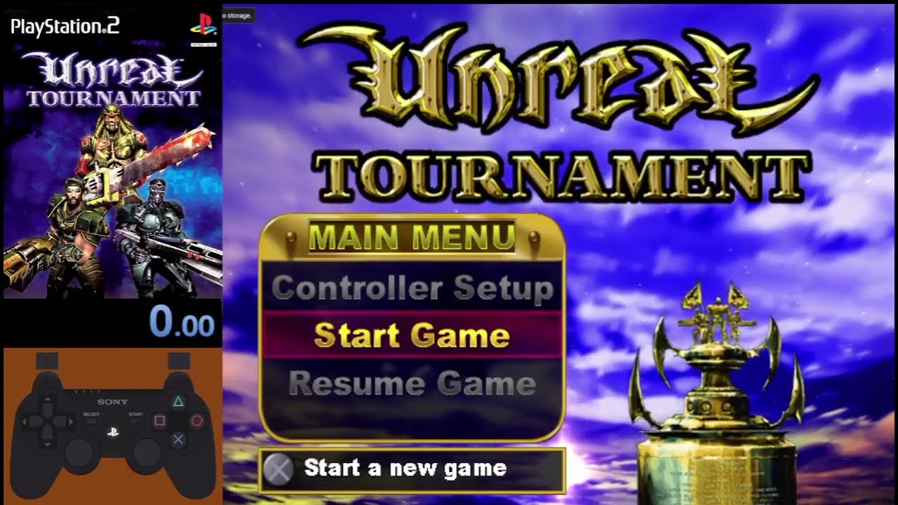 Unreal Tournament | World Record SpeedRun (PlaySation 2) | Capture the Flag