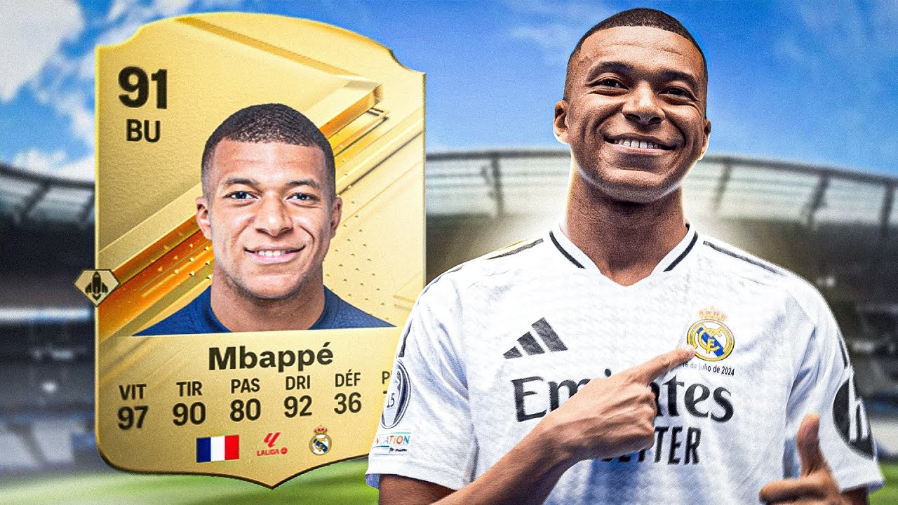 EA FC 24 | JE SIMULE LA CARRIERE DE MBAPPE AU REAL DE MADRID !!!