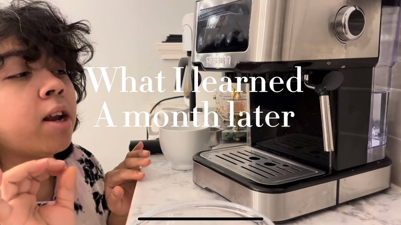 First Time Owning a Espresso Machine | Chefman  espresso machine