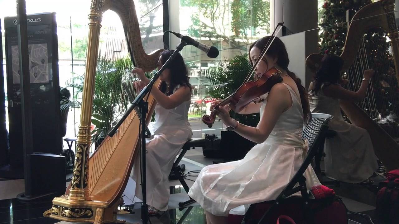 Somewhere In Time - Harp ( Magdalene Wong ) and Violin ( Dong Dong )