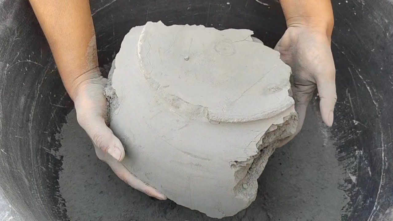 || ASMR || Pure Cement || Dusty crumbling/Shifting powderyplay || ASASMR ||