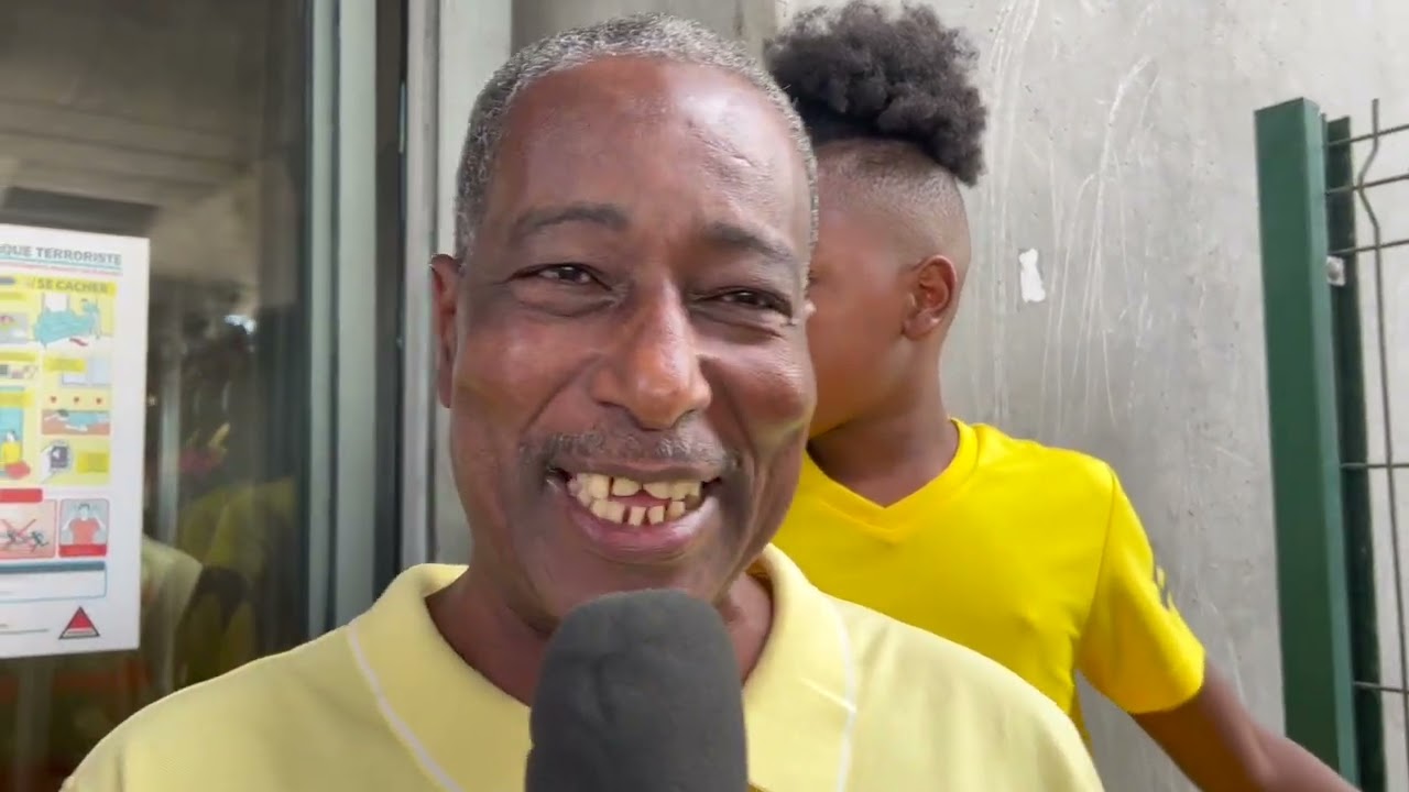 Arrivèe de l'équipe Guadeloupe