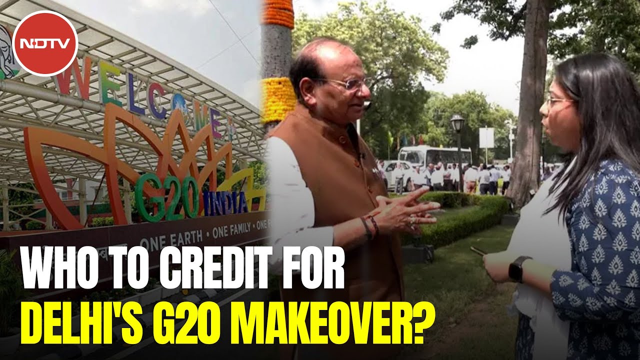 Credit For Delhi Beautification For G20 Goes To? Delhi Lt Governor Answers
