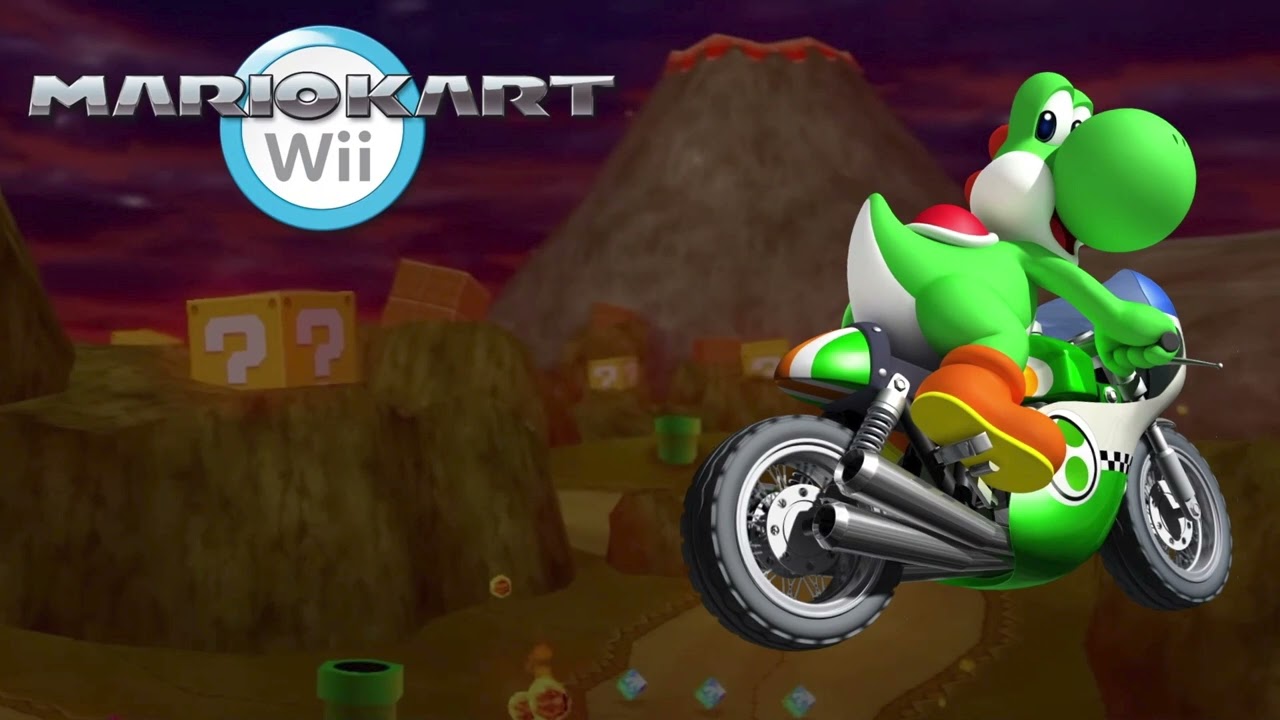 Grumble Volcano - Mario Kart Wii (Slowed Down)