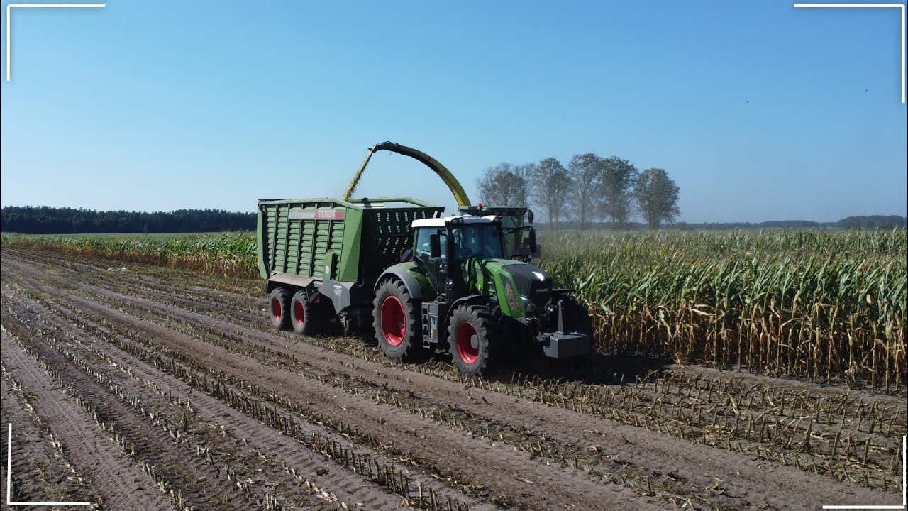 🌽Oporowe koszenie kukurydzy 🌽 z  U.R AgroSkop 🔥 Wtopa na pryzmie?! 🔥✓3x Fendt ✓2x John Deere 🔥
