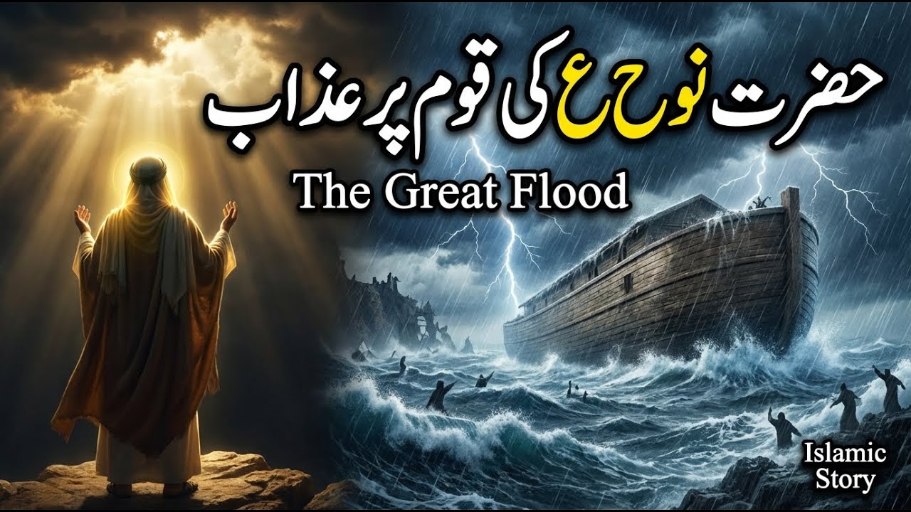 Hazrat Nuh A.S Ki Qaum Par Allah Ka Azab | Story Of The Great Flood | Islamic Stories Urdu/Hindi