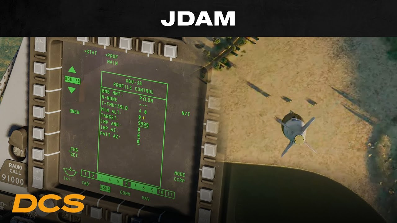 Samouczek DCS A-10C II 11 - JDAM