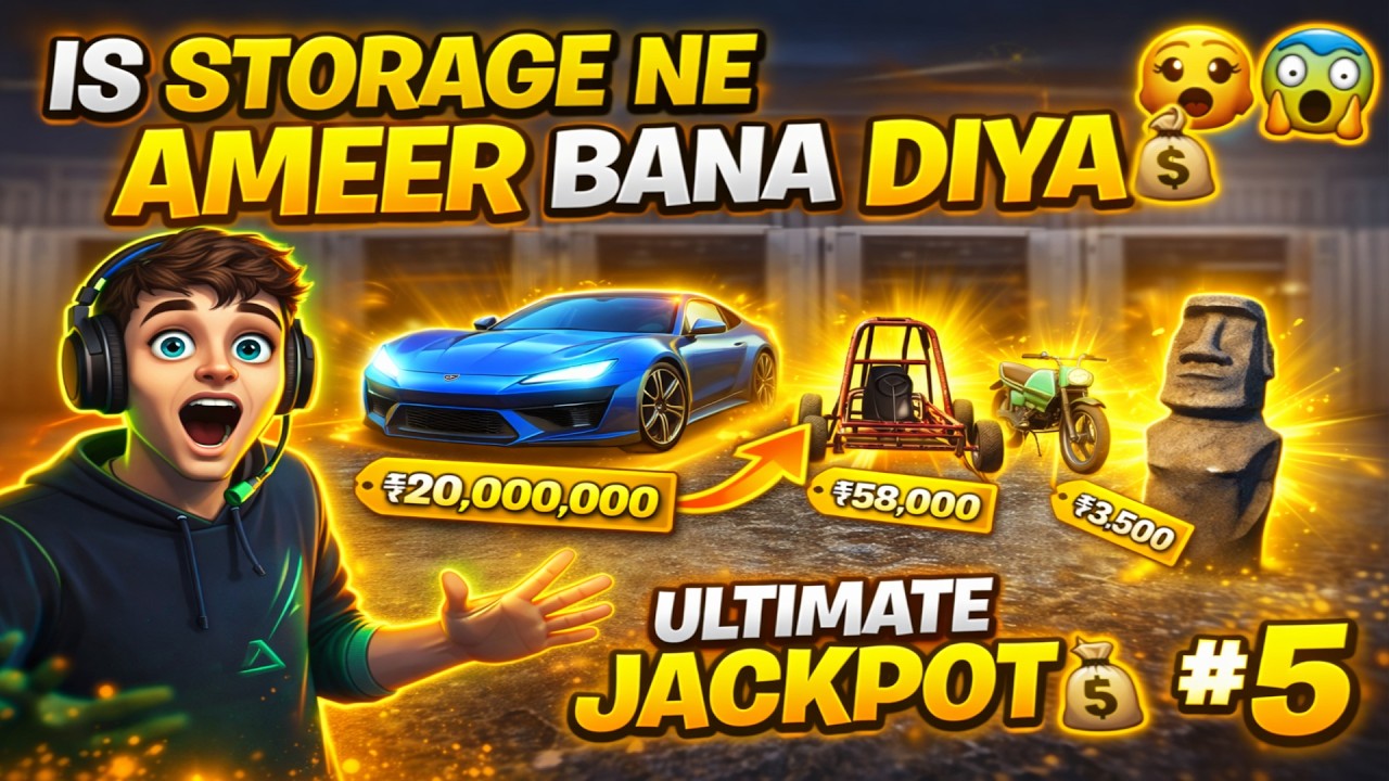 IS STORAGE NE AMEER BANA DIYA 😱💰  MAINE CAR BUY KAR LIYA 🤑 | Storage Hunter Simulator #5 |