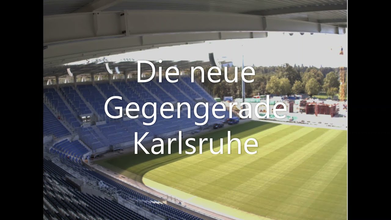 Stadion Neubau Südtribüne KSC / Timelapse / Zeitraffer  / Karlsruher SC - Wildparkstadion