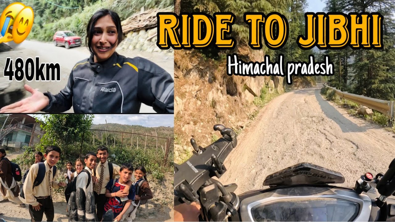 Day -1 480km Ride to JIBHI Himachal pradesh @wandererqueenyash