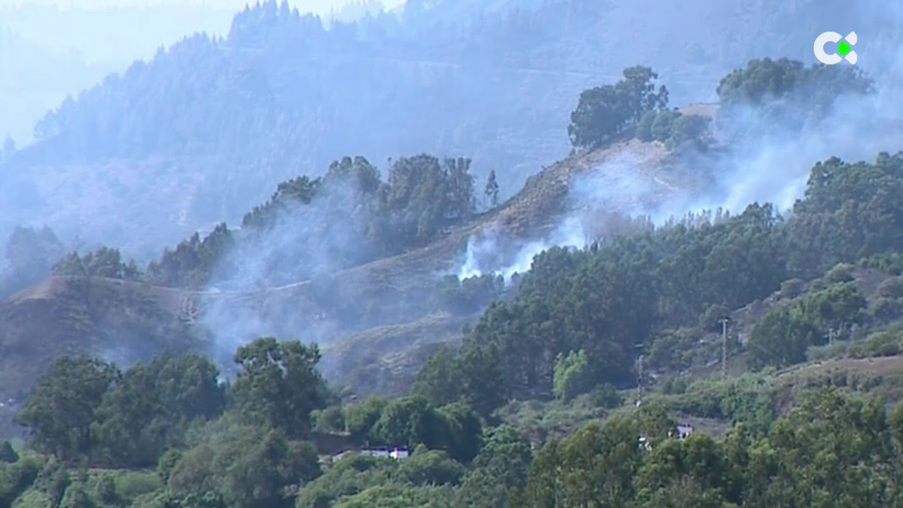 Avance del Incendio en Gran Canaria. 19-08-19