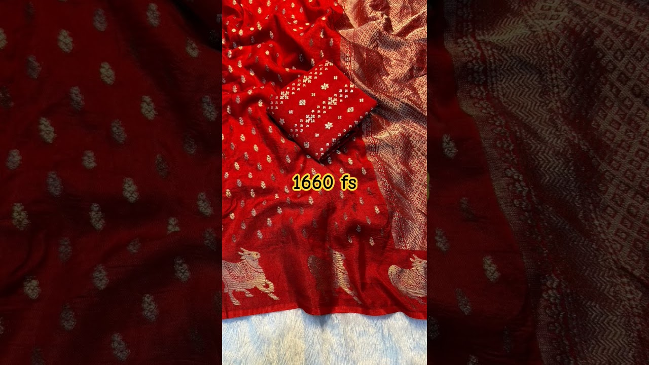 pure soft viscose dola silk saree 