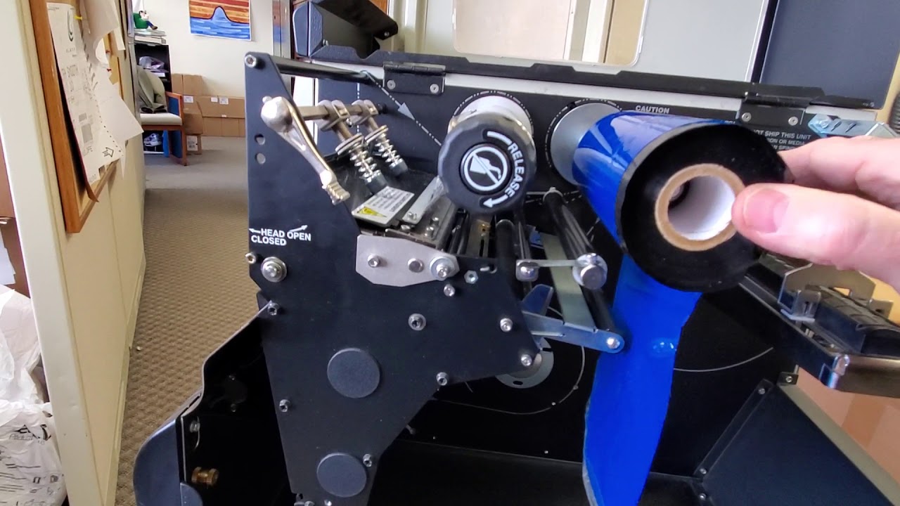 Loading Ribbon into Zebra 170xi4 and 220xi4