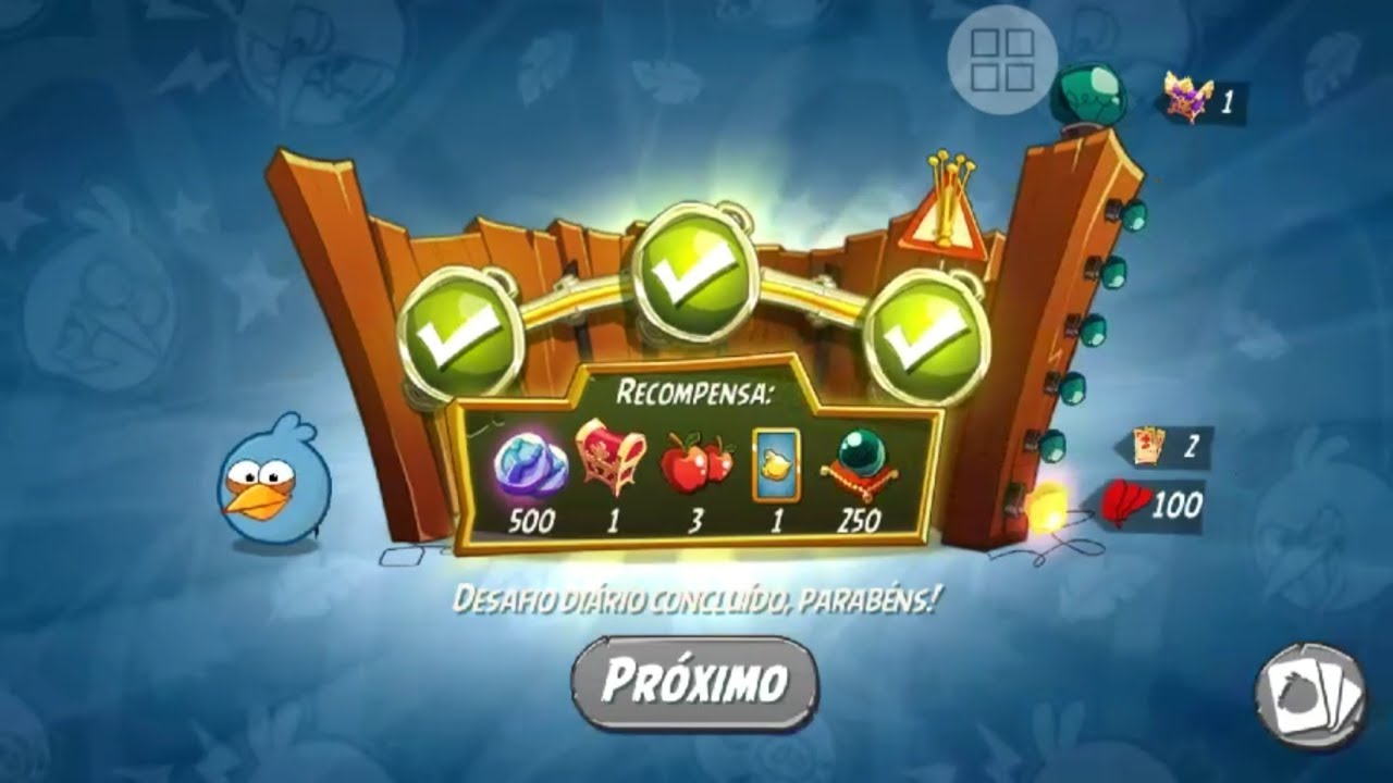 Angry Birds 2 Dally Challenge-Truesday:Blue's Brawl (10/Jun/2025)