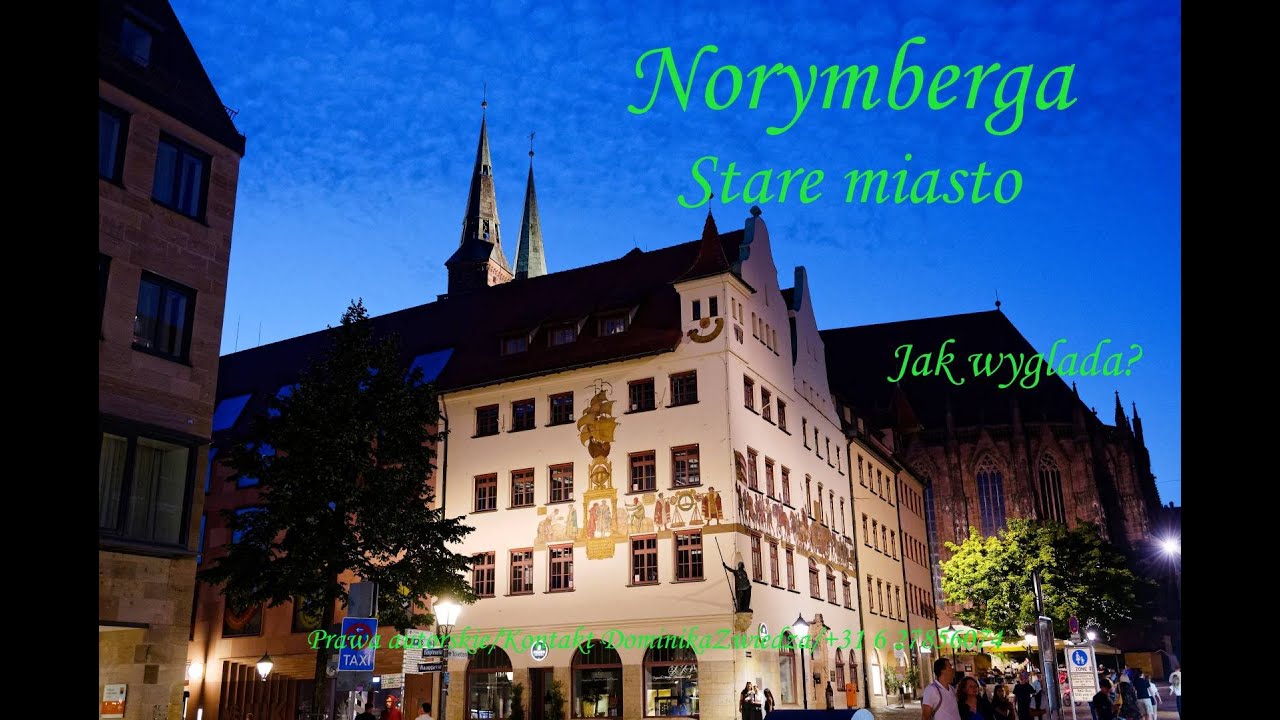 #DominikaZwiedza stare miast w #Norymberga - Idziecie na krotki spacer?