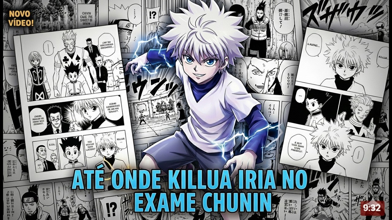 Até onde o Killua iria no Exame Chunin de Naruto?