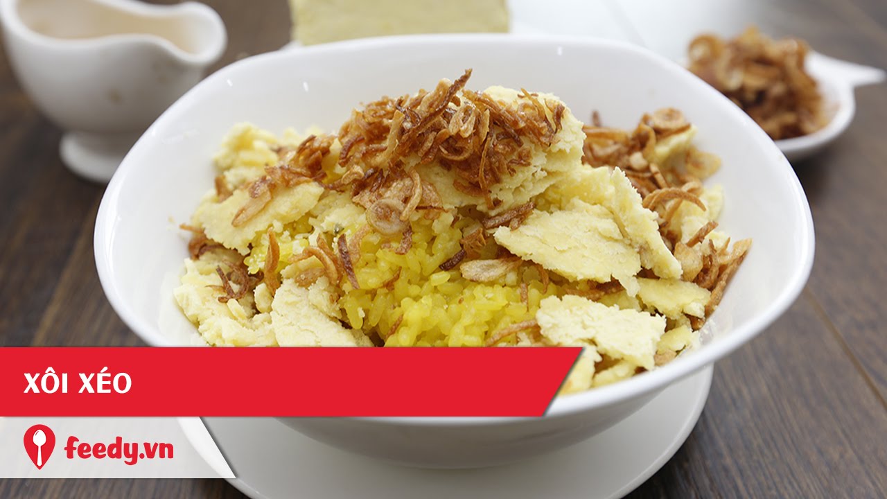 Hướng dẫn cách làm món Xôi xéo hấp dẫn cho bữa sáng - Steamed Glutinous Rice