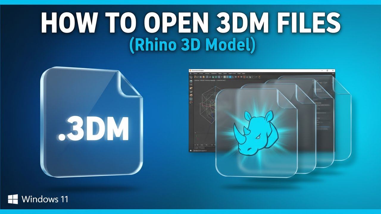 How to Open 3DM Files (Rhinoceros)