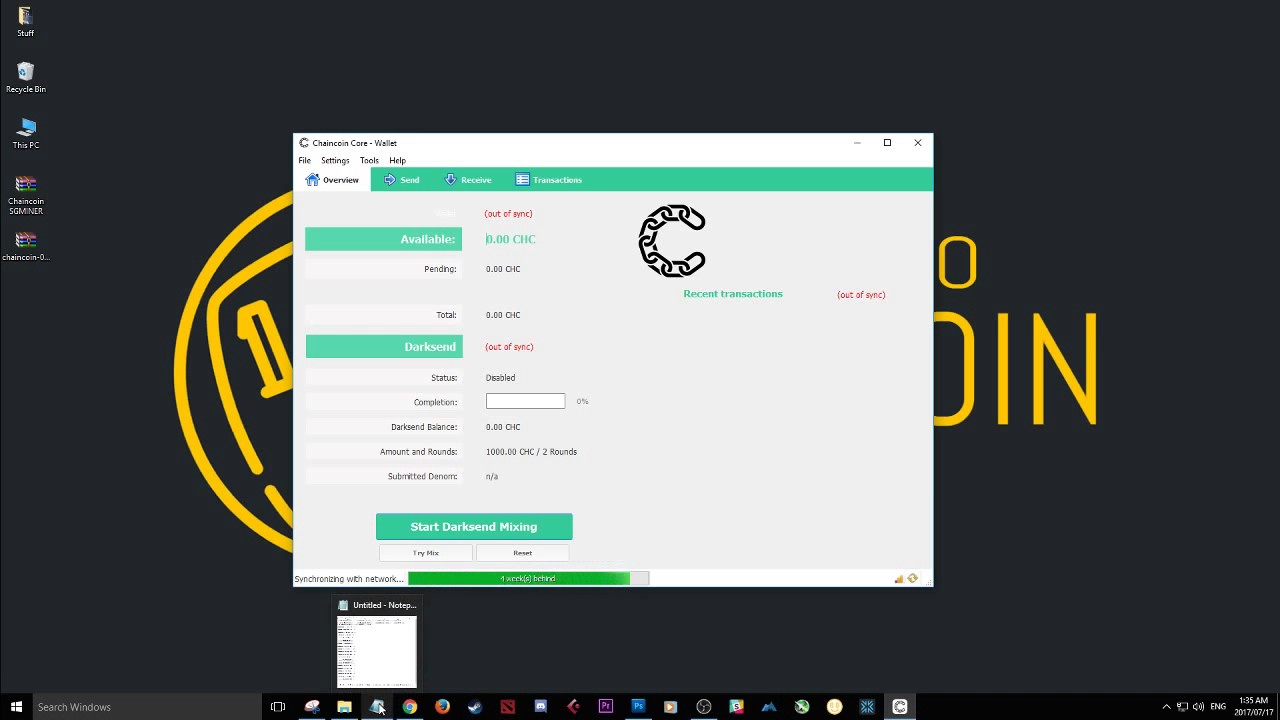 ChainCoin Core Wallet Install Guide (EASY FAST SYNC INSTALL GUIDE)