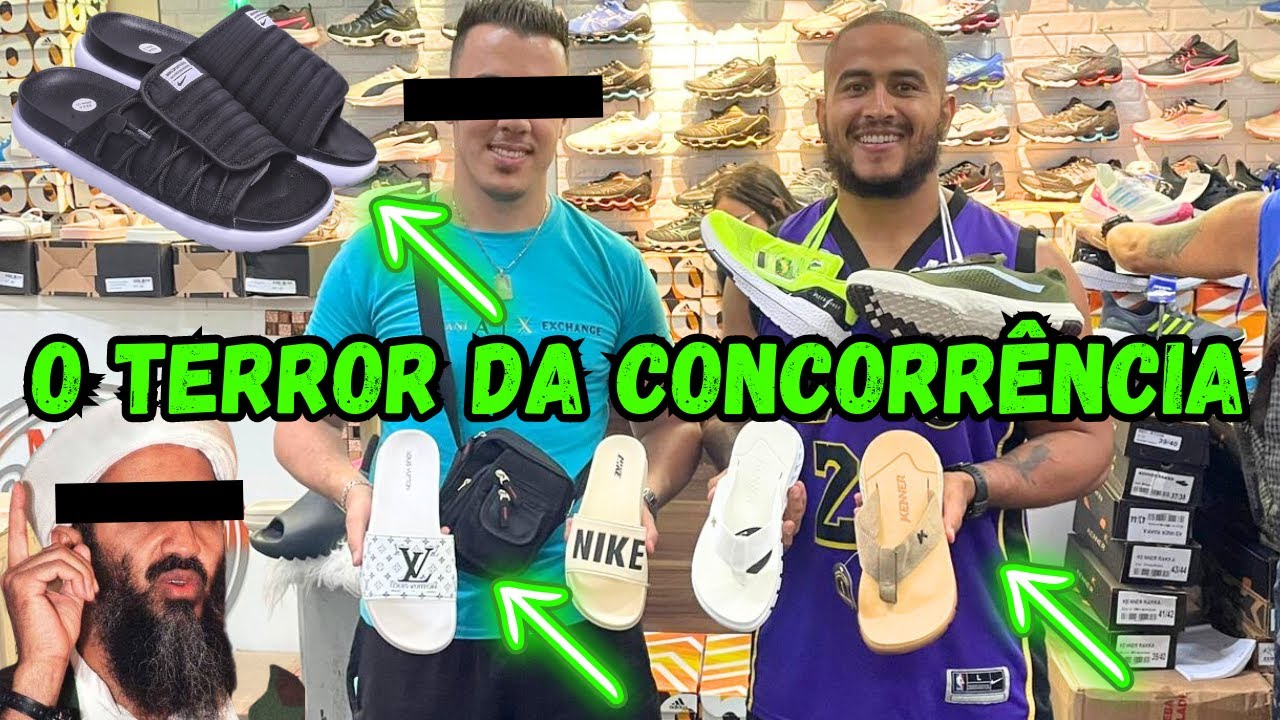 TÊNIS PRIMEIRA LINHA E CHINELO ATACADO BRÁS SP MELHOR PREÇO
