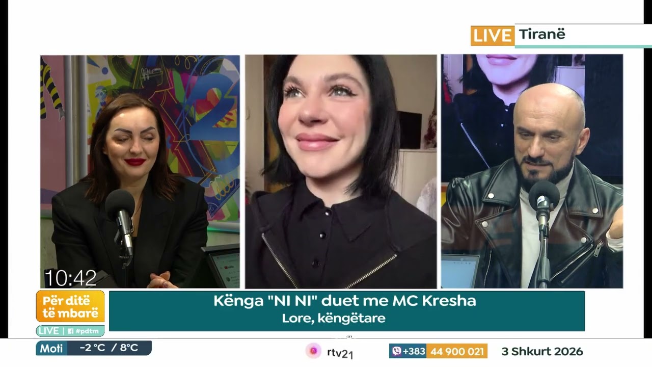 Kënga ''NI NI'' duet me MC Kresha vs Lore, këngëtare 03.02.2026