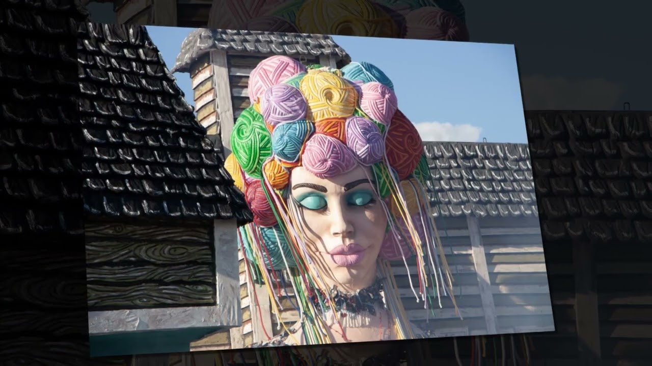 video di fotografie del Carnevale di Viareggio 2026 del 15/02/2026