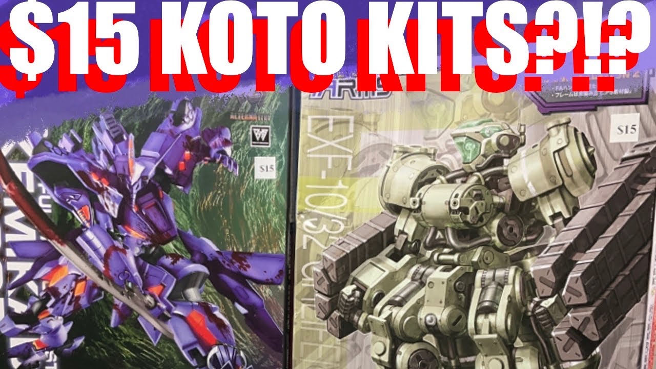 $15 for Kotobukiya Kits?!? Awesome Plamo Finds at Local Comic Con! Muv-Luv and Frame Arms