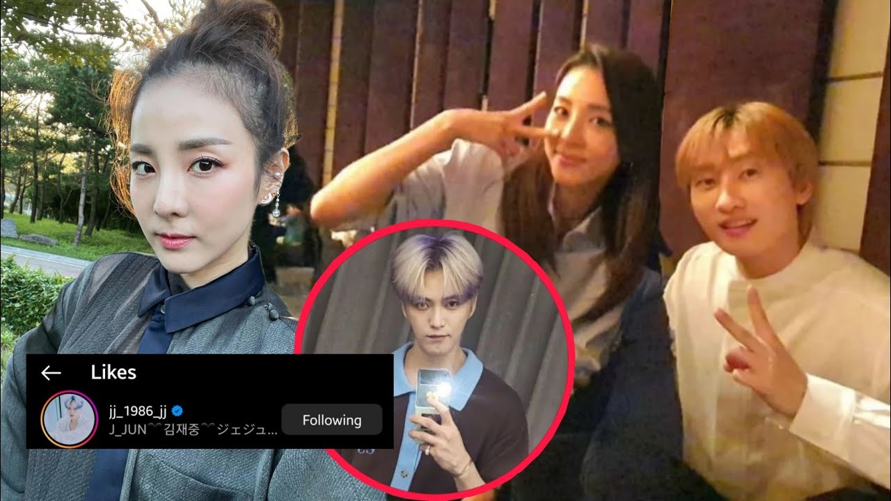 Jaejoong comments & likes Dara's IG posts, Dara reunites with Super Junior Eunhyuk & Joon Park !