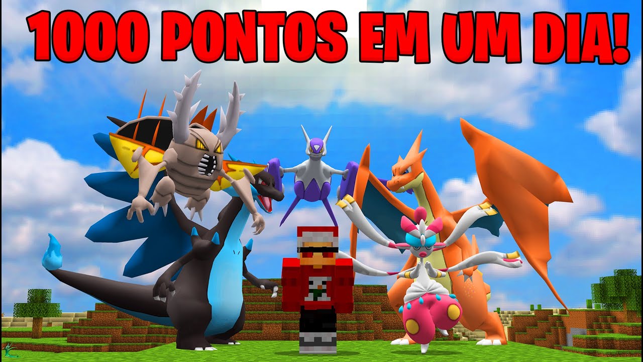 1000 PONTOS EM UM DIA! TODOS OS TIMES QUE USEI PRA PEGAR DESAFIANTE NA RANKED DO PIXELMON BRASIL