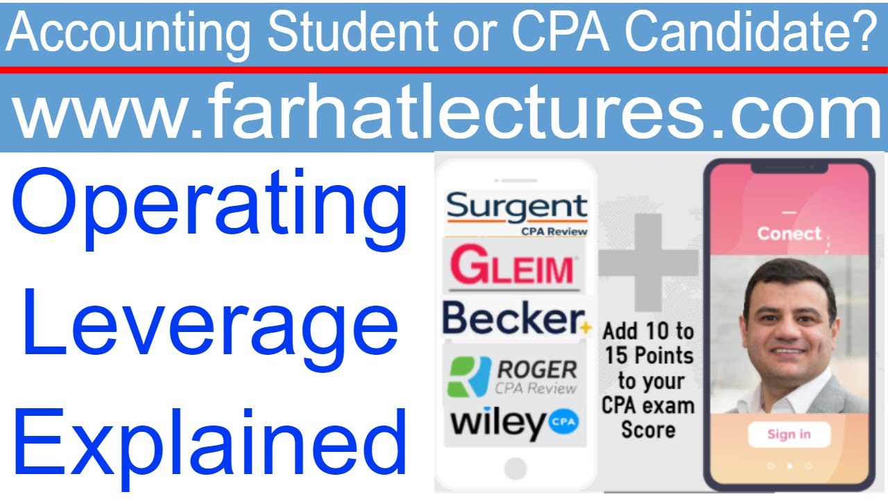 Operating Leverage Explained. CPA Exam BAR