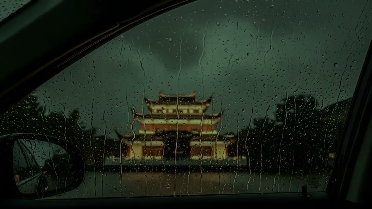 Steady Heavy Rain on Car Roof - Fall Asleep Fast, Sounds for Anxiety Relief Now