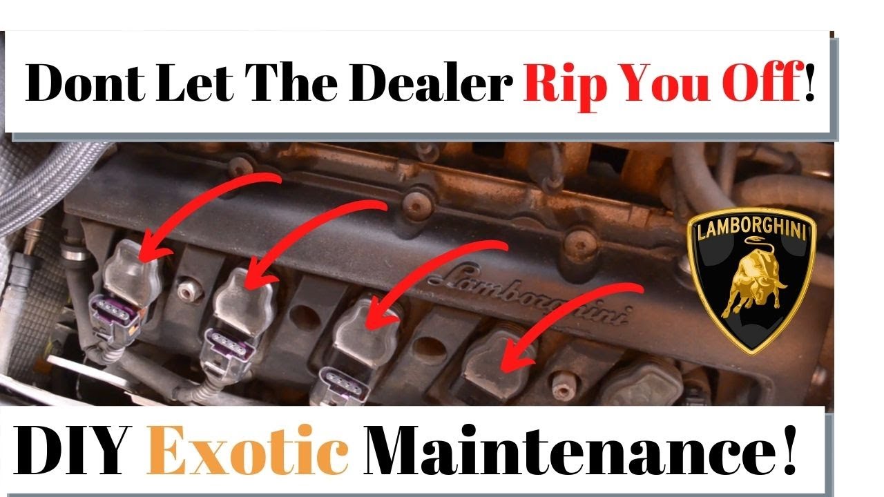 Easy DIY Spark Plug Replacement: Lamborghini Gallardo Superleggera. Fix Any 2004 to 2008 Gallardo