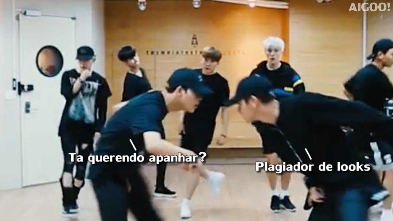 Monsta x- Minhyuk Meio Anormal e o Puxa-Puxa do Shownu.