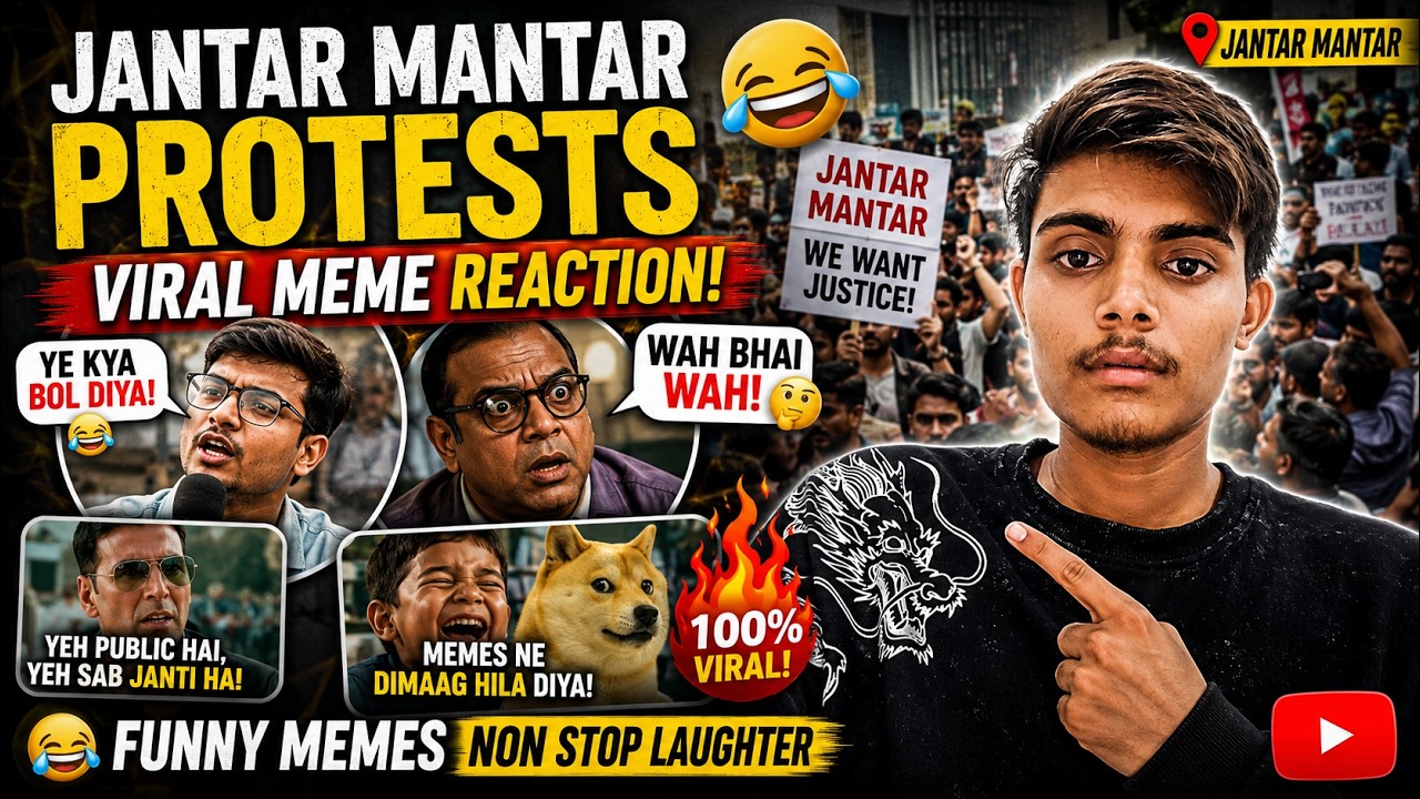 💥 Jantar Mantar Meme Reaction | Yeh Internet Par Kya Ho Raha Hai?