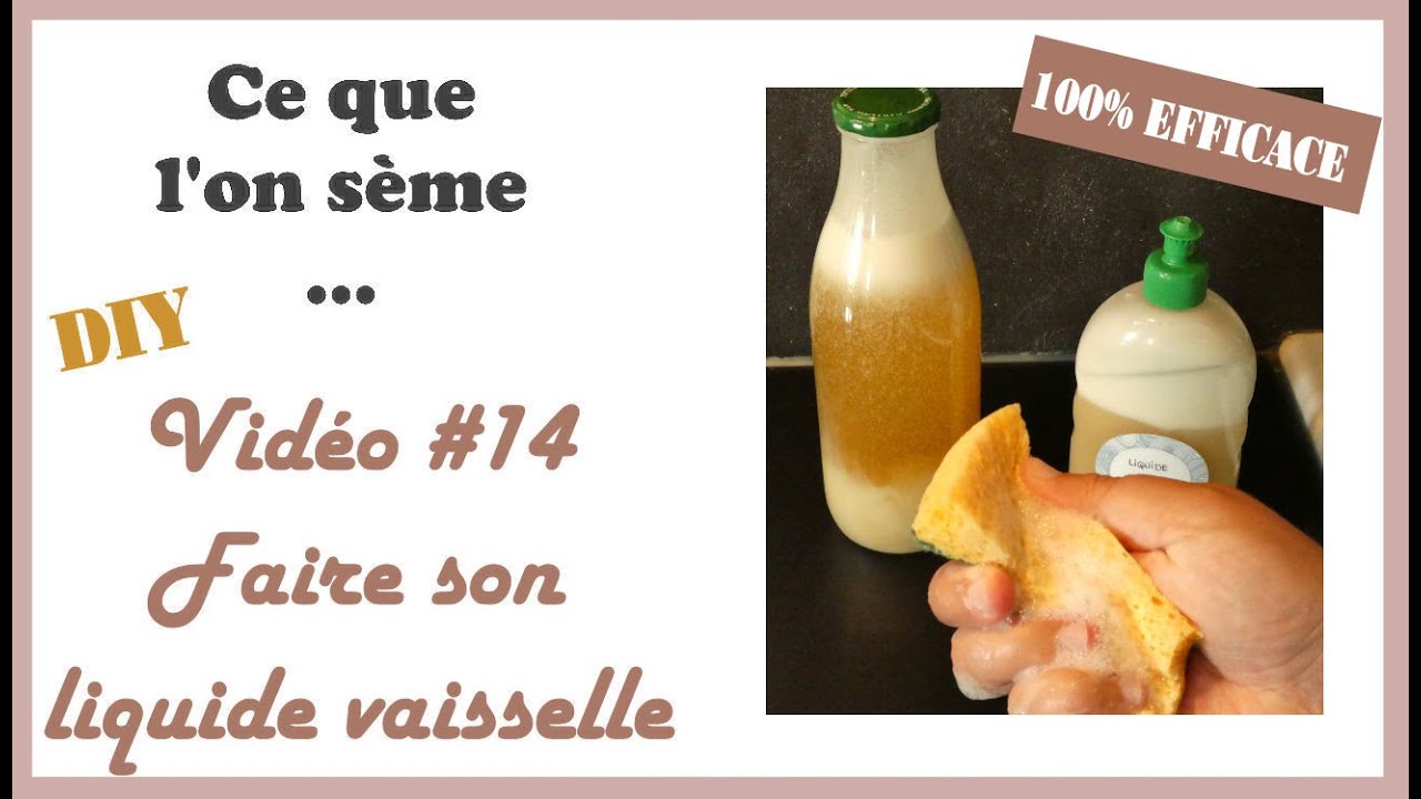 #14 DIY 👌 : Ma recette du liquide vaisselle "maison" 100% efficace !