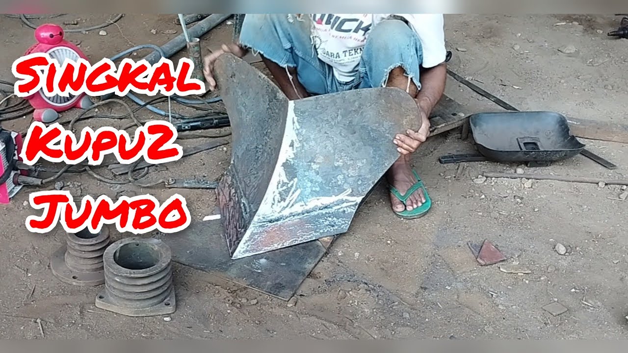 proses pembuatan singkal kupu2/kupu tarung untuk membuat guludan ukuran jumbo #part 1