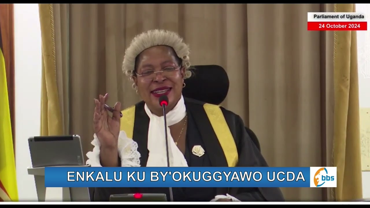 Hon. Gorreth Namugga acankalanyizza Palamenti ng'ateesa ku ky'okuggyawo UCDA