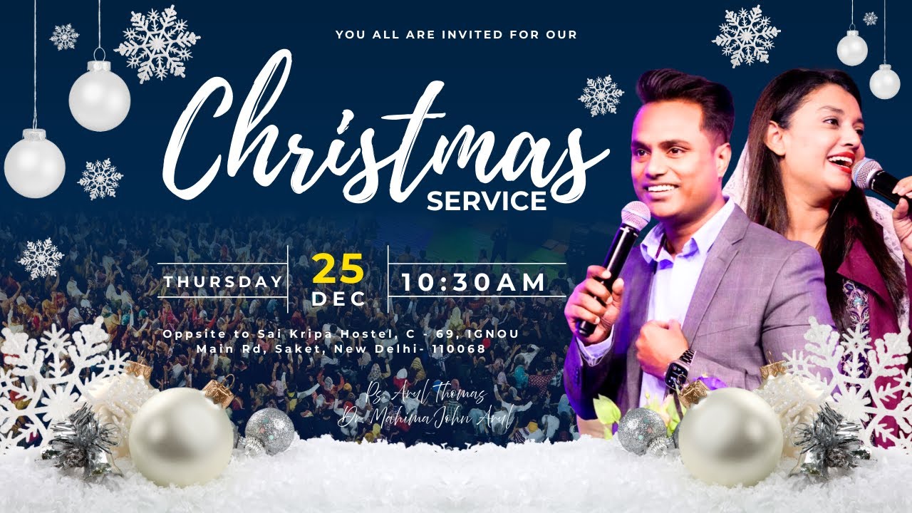 CHRISTMAS SERVICE | PS.ARUL THOMAS | 10:30 AM