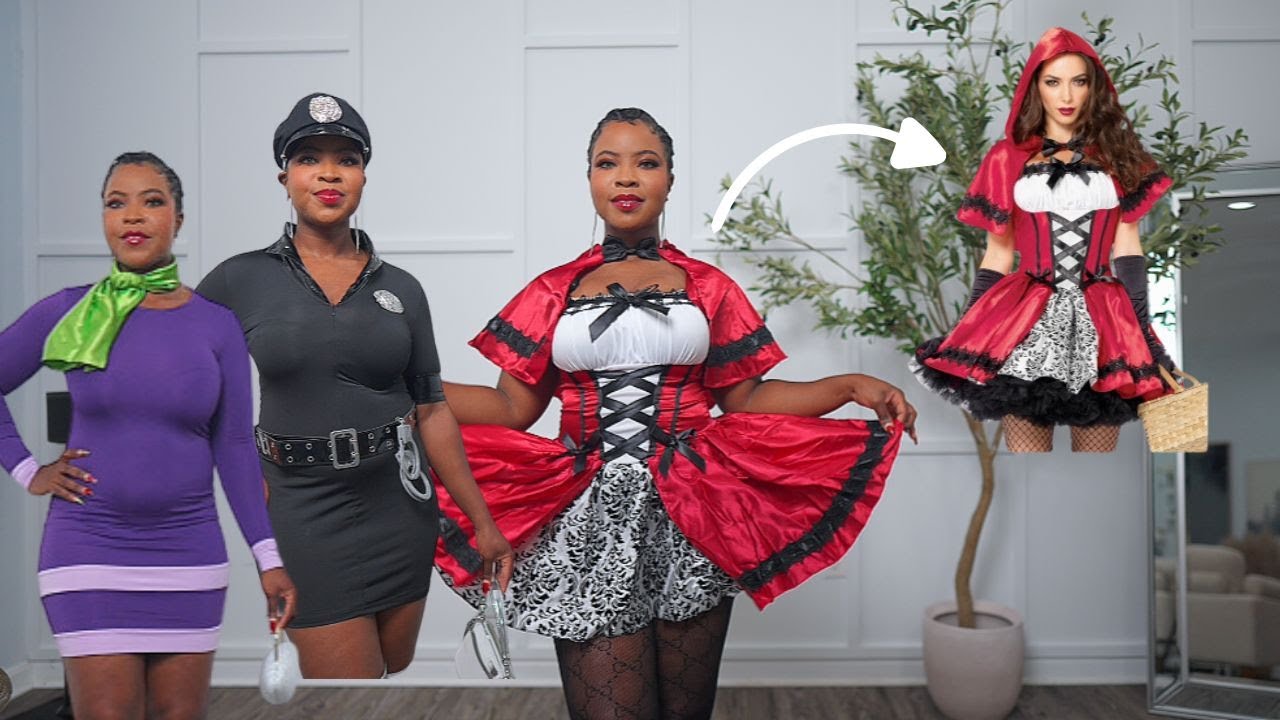 AMAZON Halloween Costumes TRY-ON Haul: 8 Affordable & CUTE last minute costume ideas!