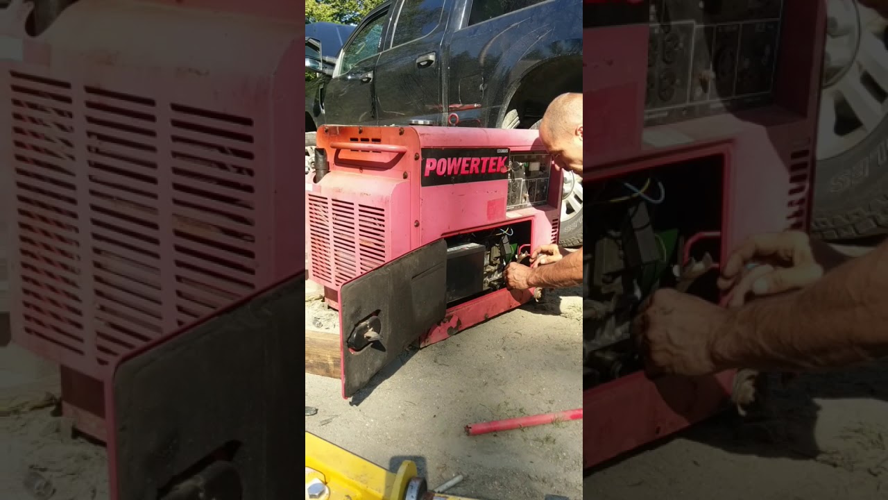 Oil change 6000w diesel generator ( Powertek )