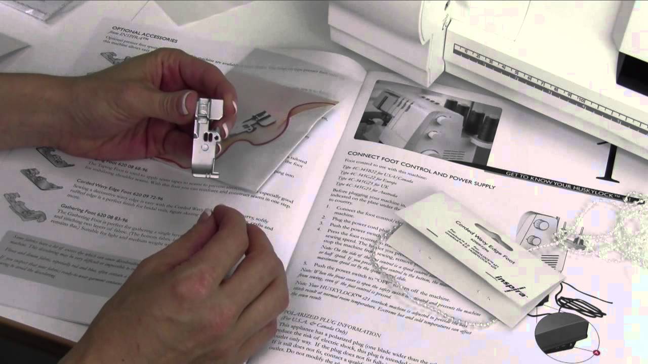 Husqvarna Viking S-21 Serger 41 Optional Accessory Feet