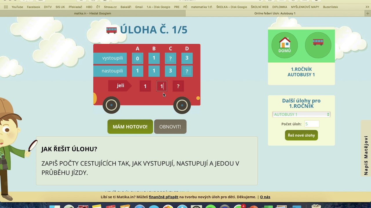 Hejného matematika 1. třída / matika.in - BUS