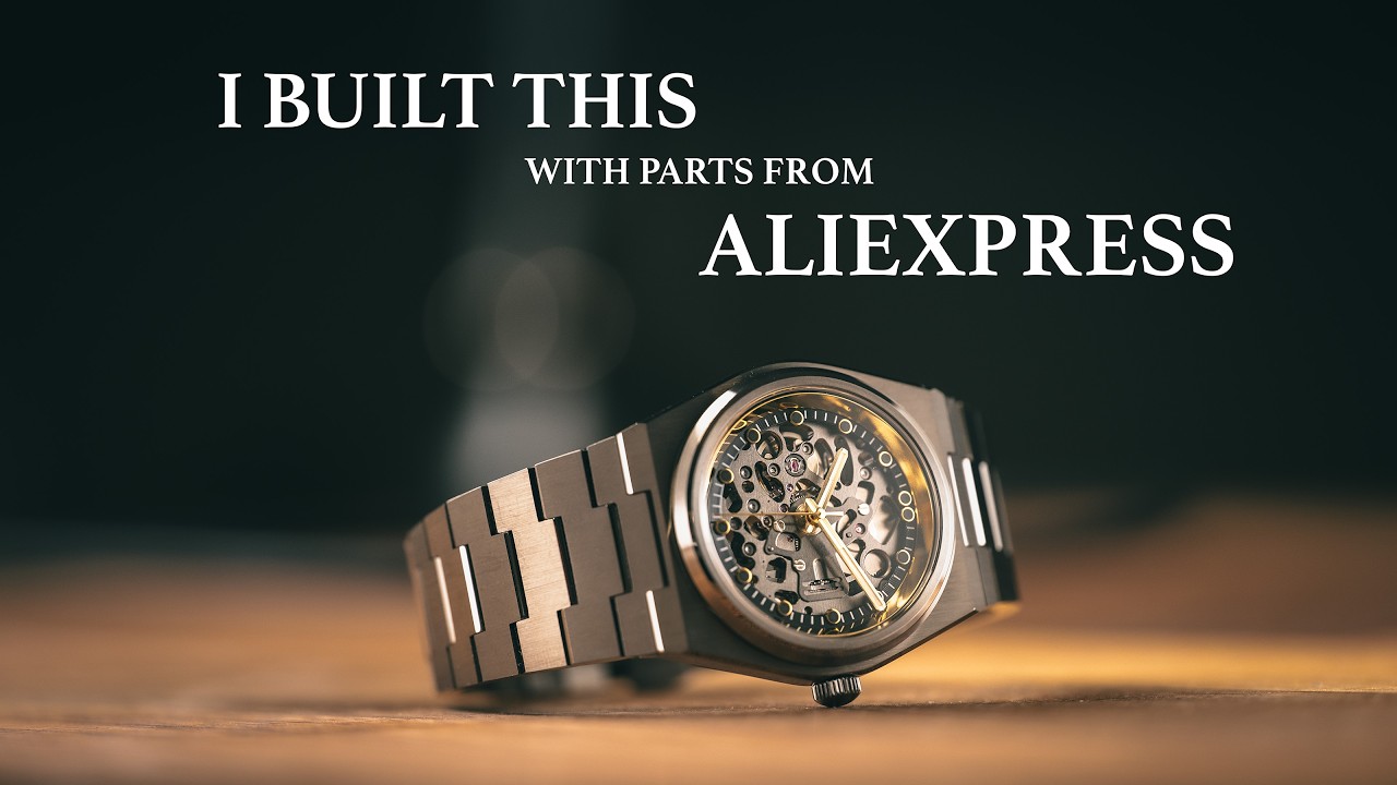 Я собрал эти часы, используя ТОЛЬКО детали с AliExpress.