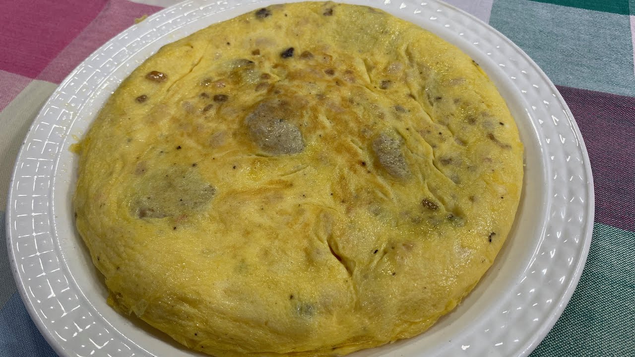 Truita de mongetes i botifarra d'ou