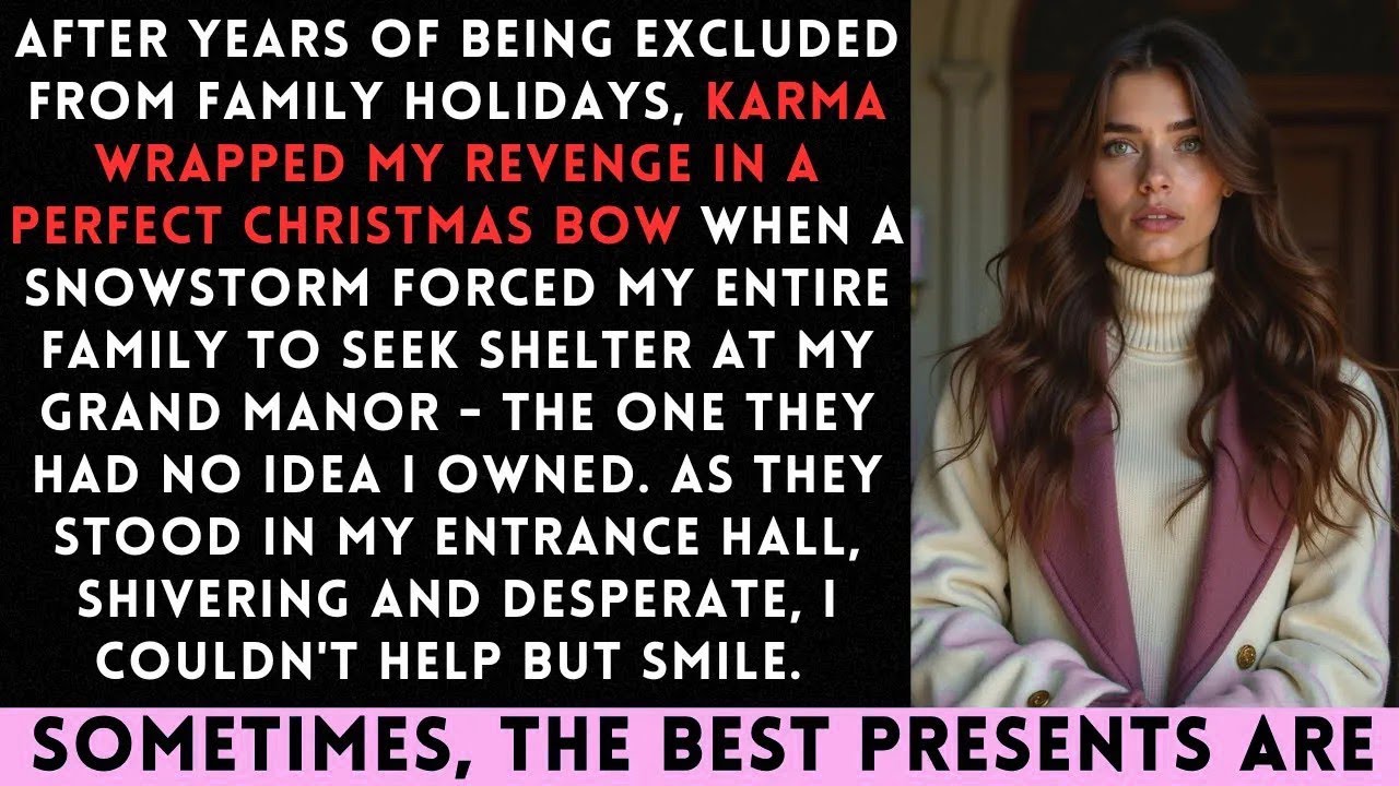 Family Excluded Me From Holiday Gatherings — Then Their Christmas Eve Led Them to My Hidden Count...